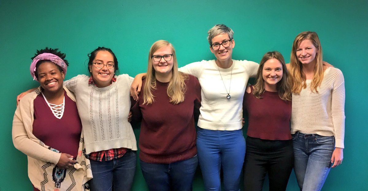 A photo of employees at Ten Forward who accidentally matched one day